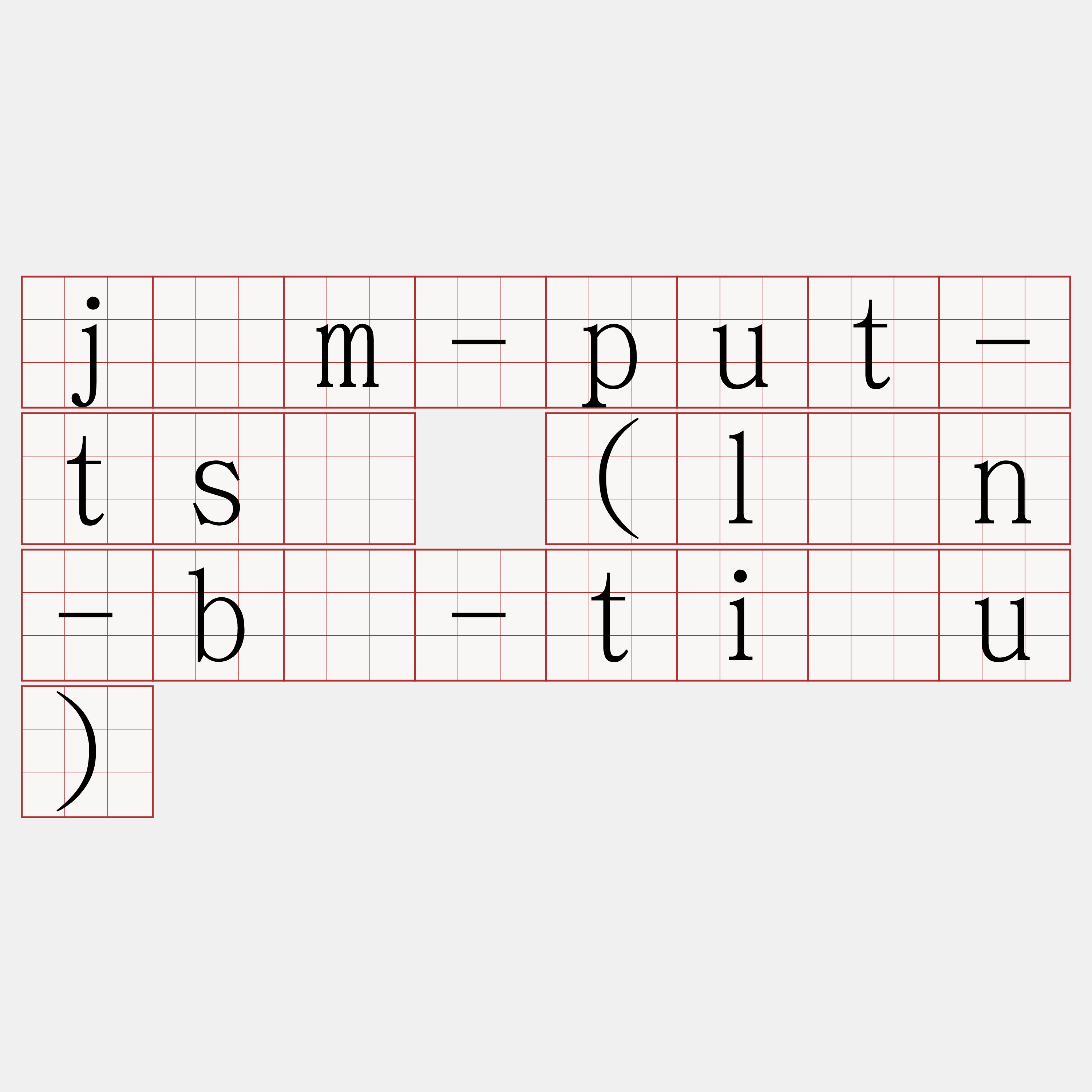 jím-put-tsū (lún-bē-tiâu)